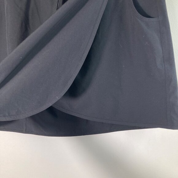 Womens Patagonia Fleetwith Skort Black M Polyester Spandex Faux wrap front - Picture 5 of 11